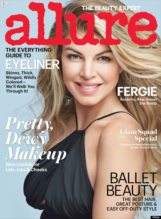 fergie allure magazine febrero 2015