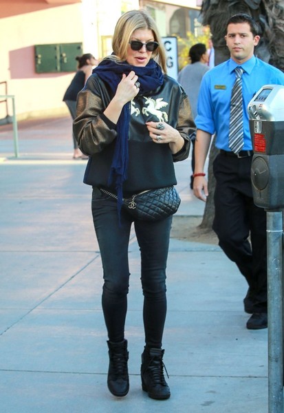 fergie paseando santa monica