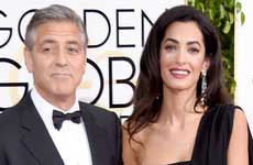 George Clooney llevó su traje de bodas en los Golden Globes