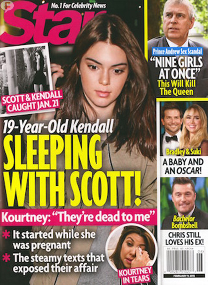 kendall jenner scott disick juntos star magazine