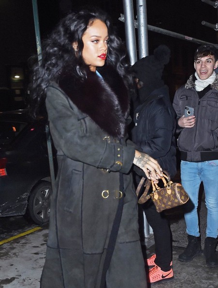 rihanna out and about new york