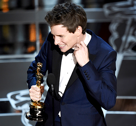 Eddie Redmayne Oscars 2015