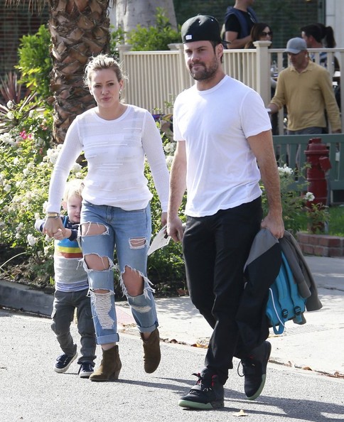 Hilary Duff Mike Comrie son lucas