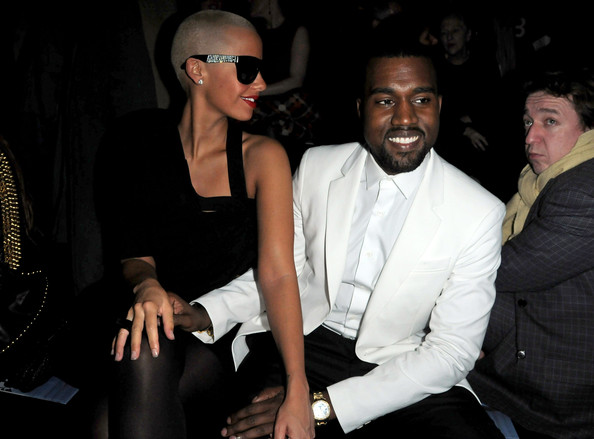 Kanye West Amber Rose Paris Fashion Week Haute 2010