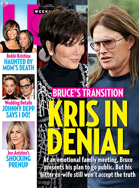 Kris jenner Bruce Jenner Us cover