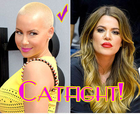 amber rose khloe kardashian twitter catfight