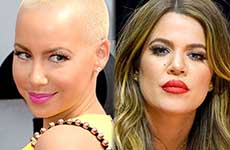 Amber Rose & Khloe Kardashian se pelean en Twitter – Amber wins!