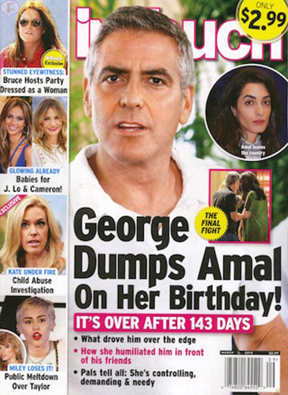 george clooney amal alamuddin over intouch