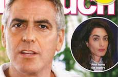 George Clooney dejó a Amal en su cumpleaños [InTouch]