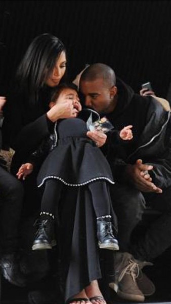 north west crying fashion show