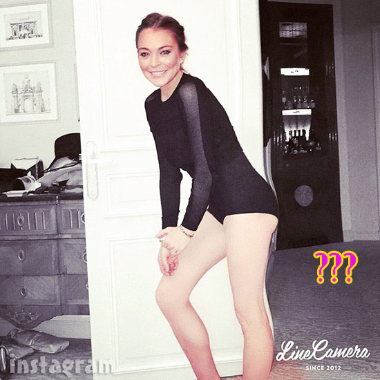 Lindsay Lohan Instagram Photoshop fail