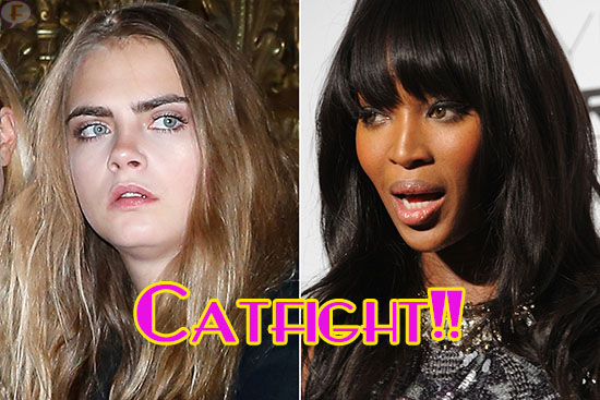 cara naomi catfight