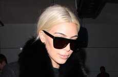 El nuevo look rubio platinado de Kim K es una peluca?