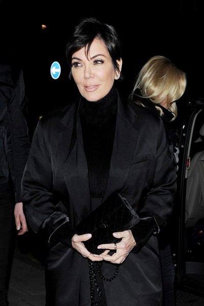 Kris Jenner Enjoys Night Out