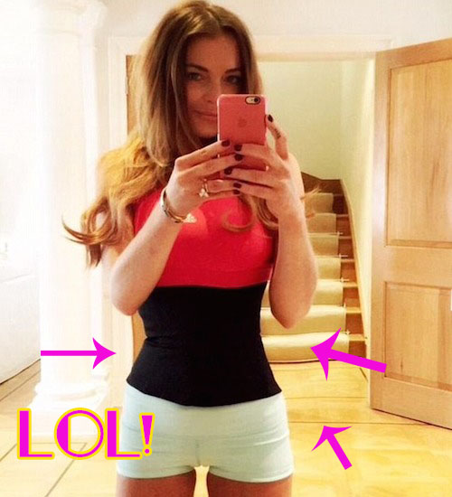 lindsay lohan photoshop fail again