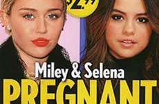 Miley & Selena embarazadas del mismo hombre!