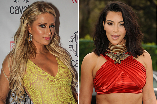 paris hilton kim kardashian split