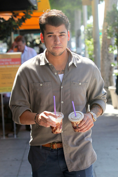 rob kardashian out and about 2011