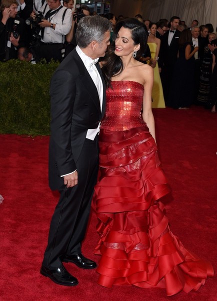 MET Gala 2015 George Clooney Amal Clooney