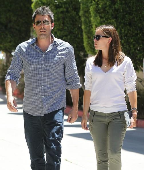 ben affleck jennifer garner out and about Encino 2013