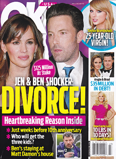 jennifer garner ben affleck divorce