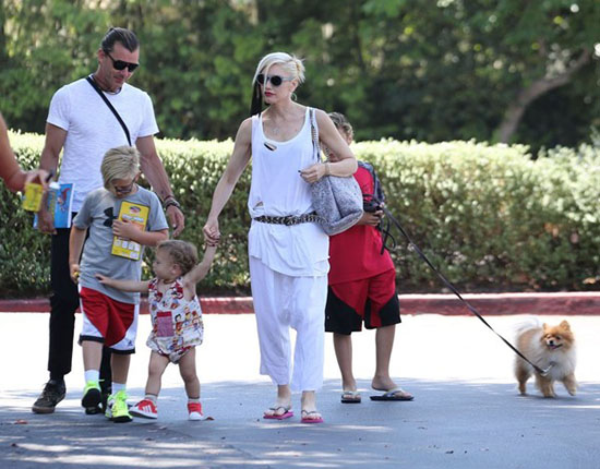 Gwen Stefani Kids Take Dad Gavin