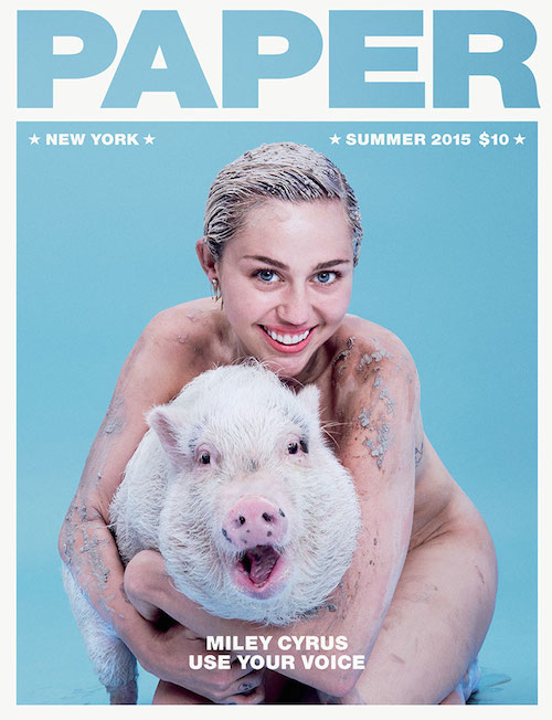 Miley Cyrus Paper Cover bubba sue