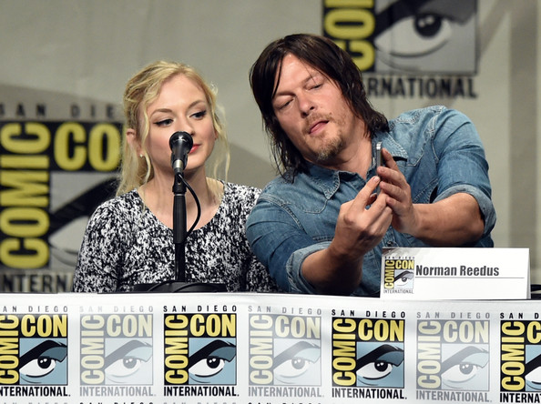 Norman Reedus Emily Kinney Walking Dead Panel