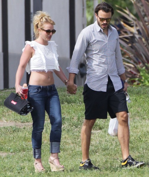 britney spears charlie ebersol soccer game