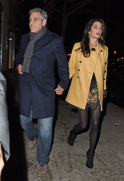 George Clooney Amal Alamuddin NYC