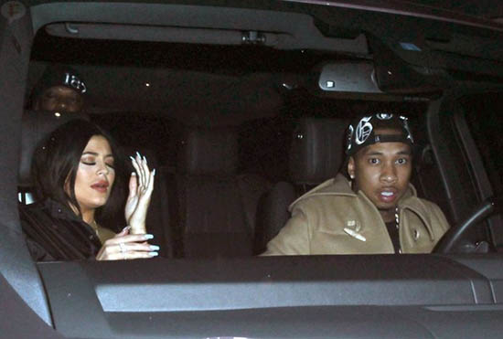 Kylie Jenner Tyga Enjoy Night Out Together boo