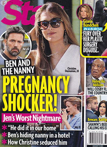 ben affleck nanny scandal preggo star