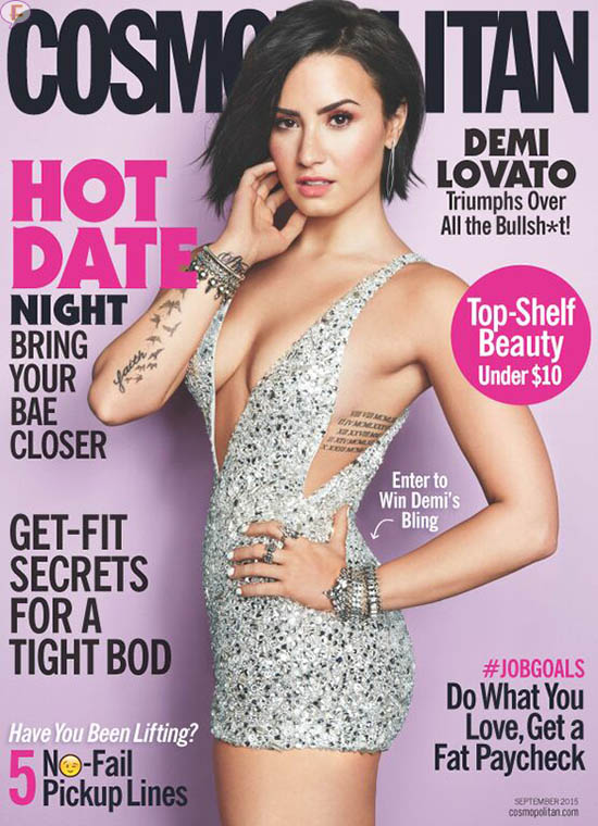 demi lovato cosmopolitan cover