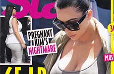 Kim Kardashian embarazada aumentó 30 kilos en 5 meses! [Star]