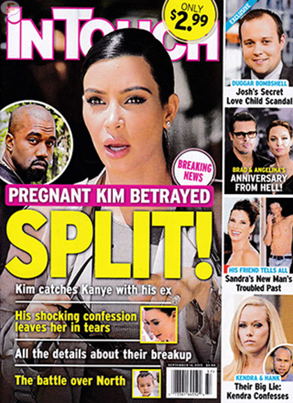 kim kardashian betrayed pregnant split