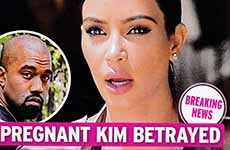 Kim Embarazada traicionada – Kimye se separa! [Intouch]