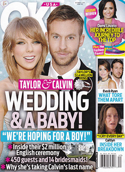 taylor calvin wedding baby ok