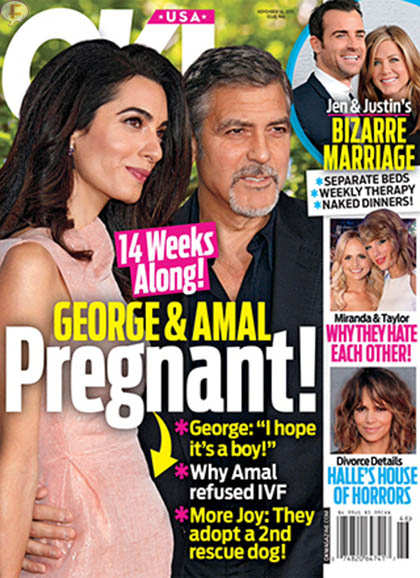 Amal Alamuddin embarazada george clooney ok