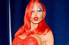Heidi Klum: Jessica Rabbit en Halloween