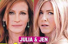 Julia Roberts y Jennifer Aniston se divorcian! [Intouch]