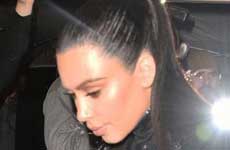Kim Kardashian duerme con maquillaje