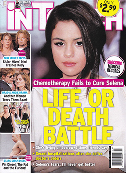 selena gomez chemo fails intouch