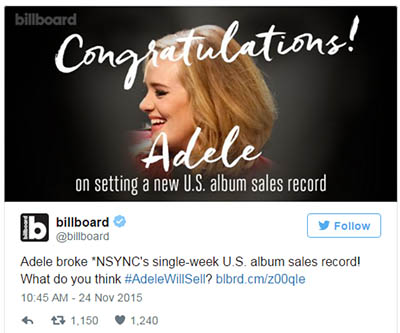 billboard adele 25 record1