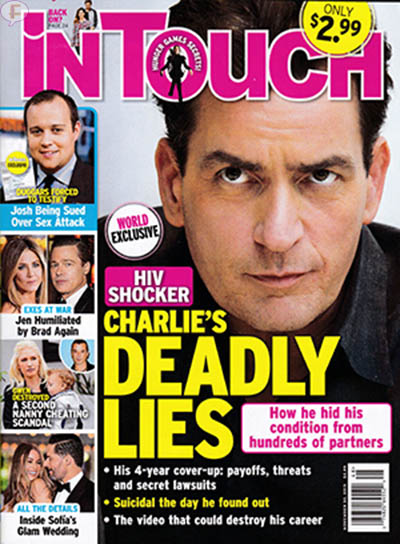 charlie sheen mentiras mortales intouch