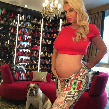 coco austin defiende su pequeña baby bump