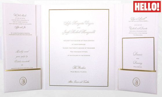 invitaciones boda sofia vergara joe manganiello