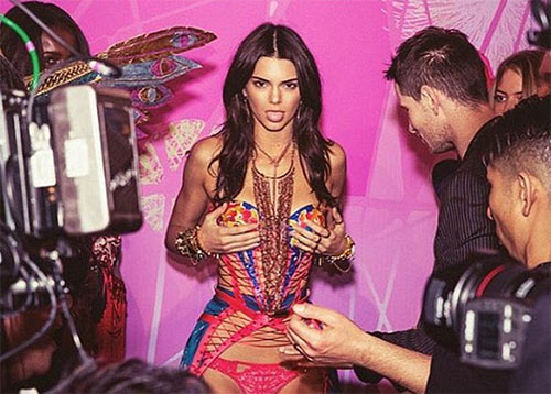 kendall jenner victorias secret khloe instagram