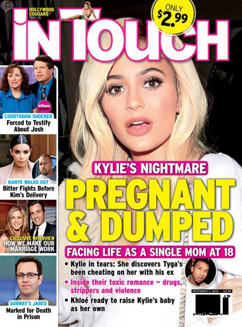 kylie jenner embarazada abandonada a los 18 intouch