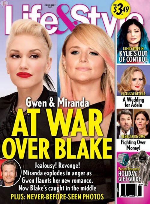 miranda lambert gwen stefani guerra por Blake