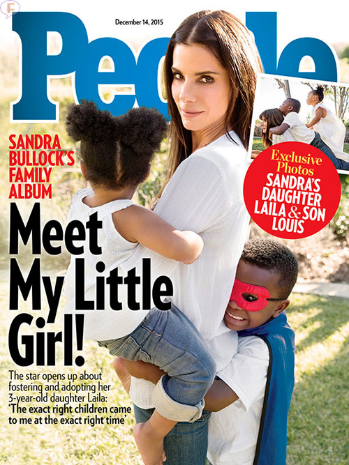 sandra bullock little girl laila people preview